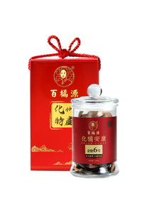 金典藏纯金毛胎果片-金胎6号-红色玻璃罐-250克
