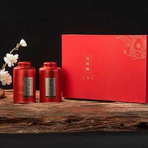 复兴隆化橘红 双红罐礼盒四年陈化正金毛胎果切片200g